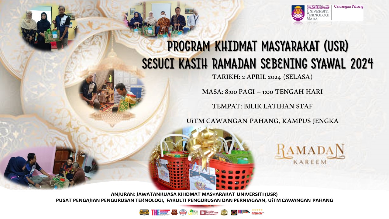 Program Khidmat Masyarakat (USR) Sesuci Kasih Ramadan Sebening Syawal 2024